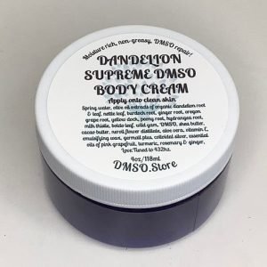 DMSO Store - Dimethyl sulfoxide - The Healing Power of Trees - Dandelion Supreme DMSO Body Cream