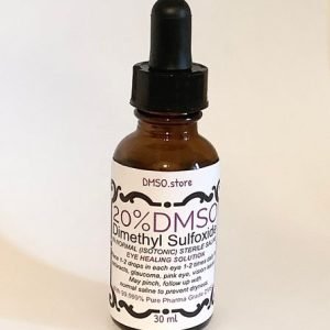 DMSO Store - Dimethyl sulfoxide - The Healing Power of Trees - 20% DMSO Eye Drops in Saline without Vitamin C